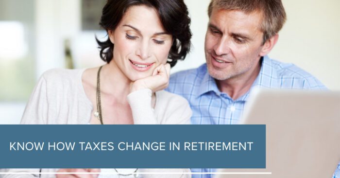 taxes change in retirement